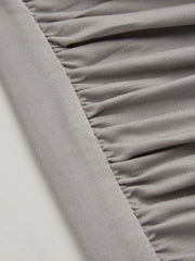 Jersey Low Rise Ruched Bowknot Mini Skirt