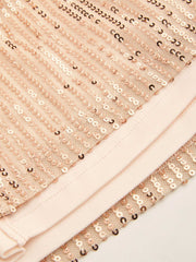 High Waist Sequin Shorts