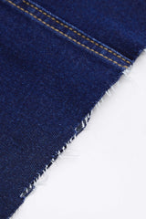 Stretch Denim High Waist Flared Jeans