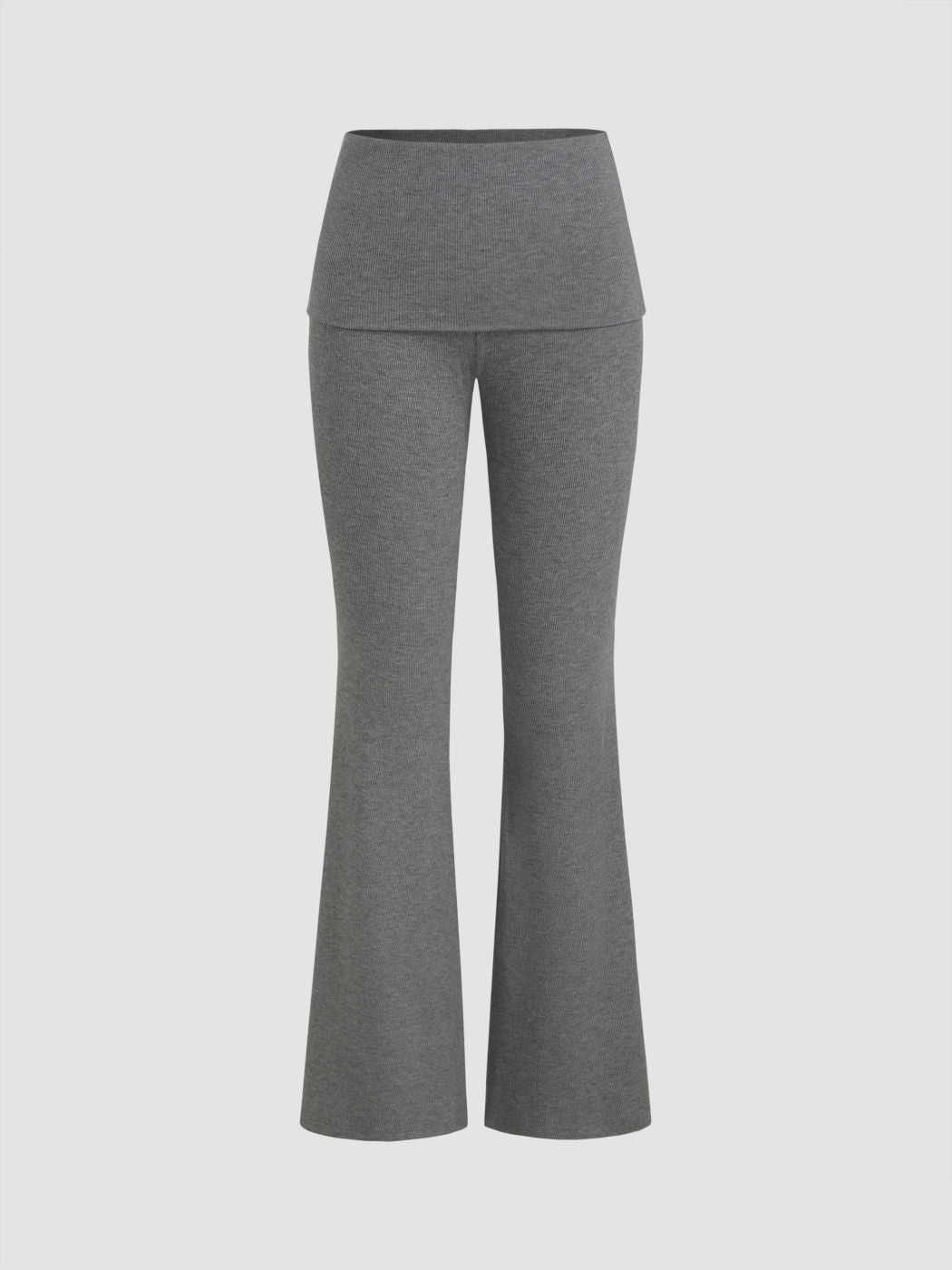 Foldover Flared Yoga Pants