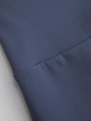 Mid Rise Solid Contrasting Binding Shorts