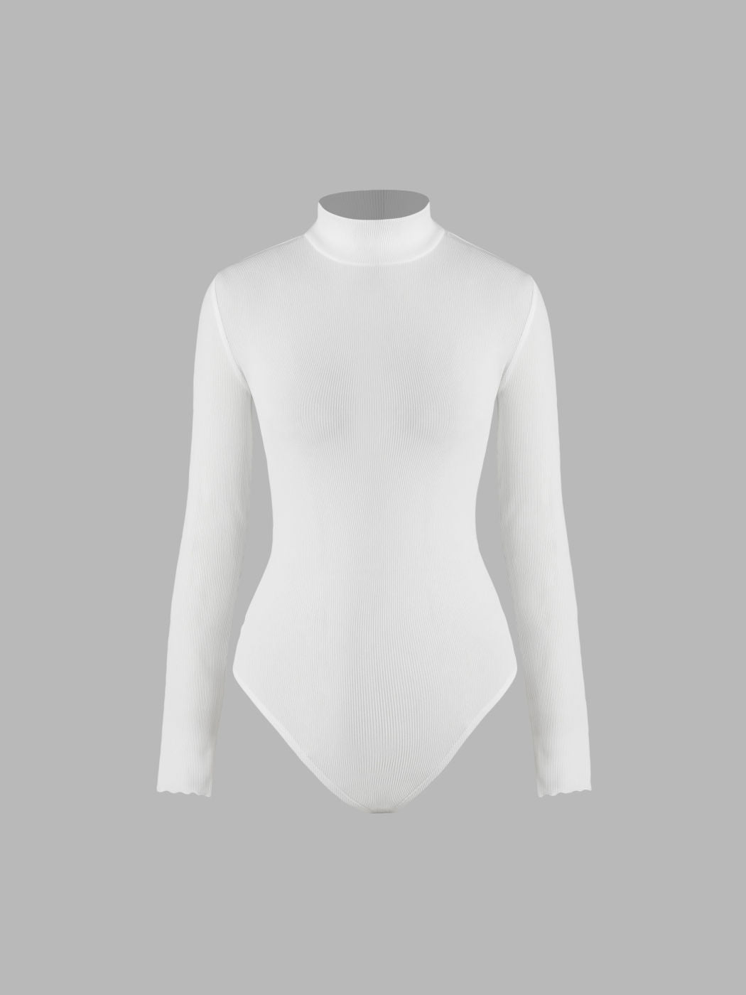 Solid Turtleneck Bodysuit