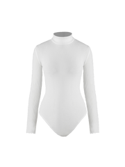 Solid Turtleneck Bodysuit