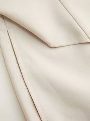 V-neck Solid Wrap Button Pocket Vest Jumpsuit