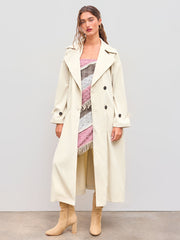 Oversized Trench Coat With Belt
