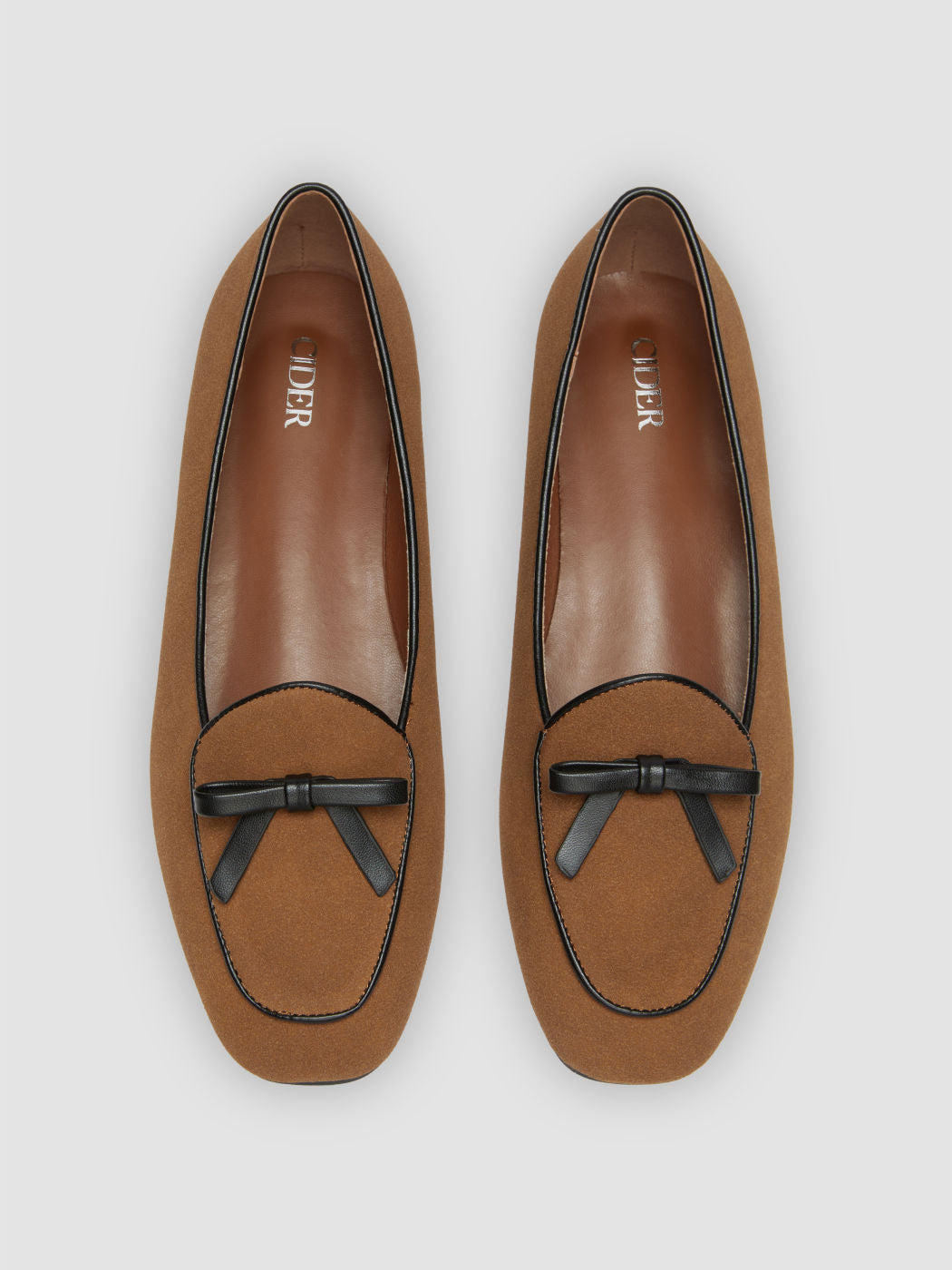 BOWKNOT FAUX SUEDE FLATS