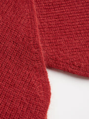 Knit Round Neckline Solid Crop Sweater