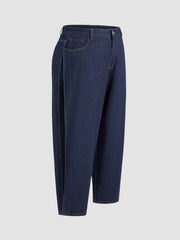 Cider Denim Mid Rise Pocket Baggy Jeans Curve & Plus