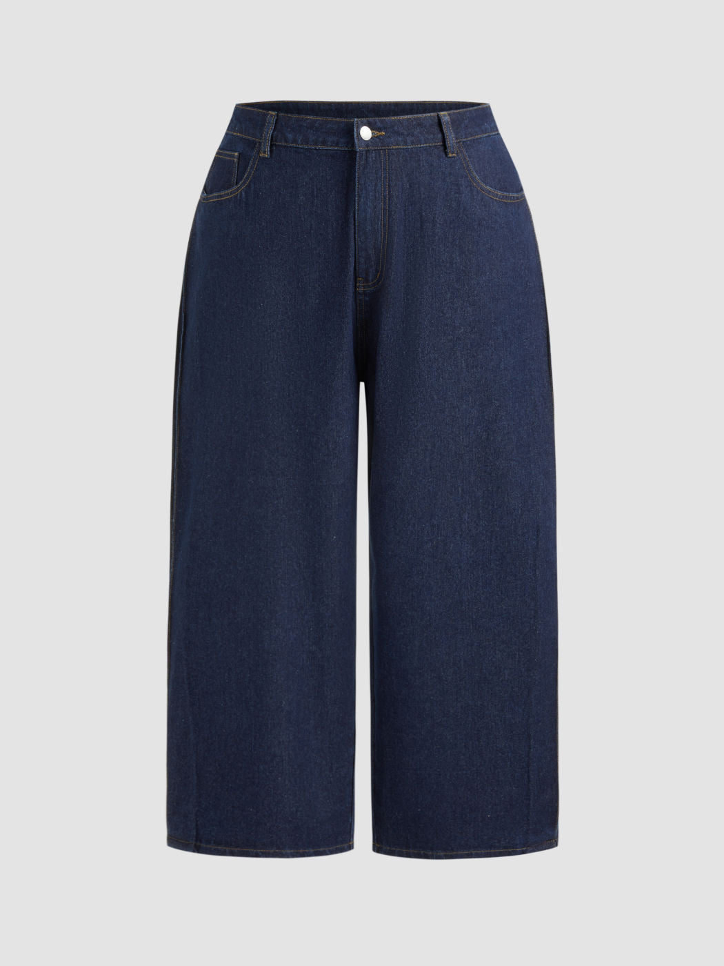 Cider Denim Mid Rise Pocket Baggy Jeans Curve & Plus