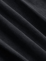 Corduroy Mid Rise Pleated Mini Skirt