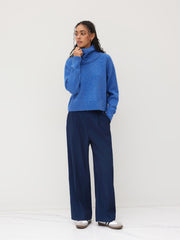 Knit High Neck Long Sleeve Top