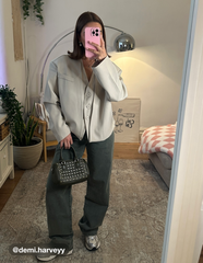 V-Neck Layered Blazer