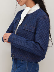 Denim Quilted Jacket