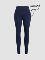 CIDERAIRY™ Mid Rise Solid Pocket Active Leggings