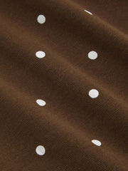Polka Dot Stretch Capri