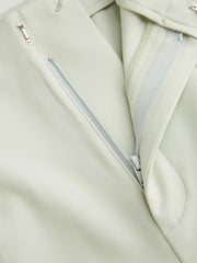 Belted Mid Rise Cropped Trouser