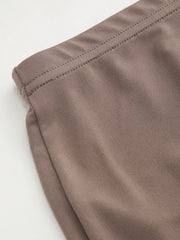 Low Rise Ruffle Midi Skirt