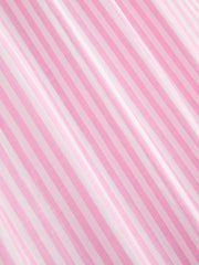 Cotton-blend Boat Neck Striped Ruffle Maxi Dress