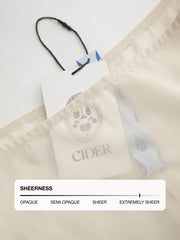 See-through Mini Dress & Solid Cami Mini Dress