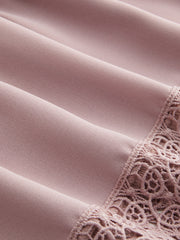 Lace Trim Tiered Cami Maxi Dress