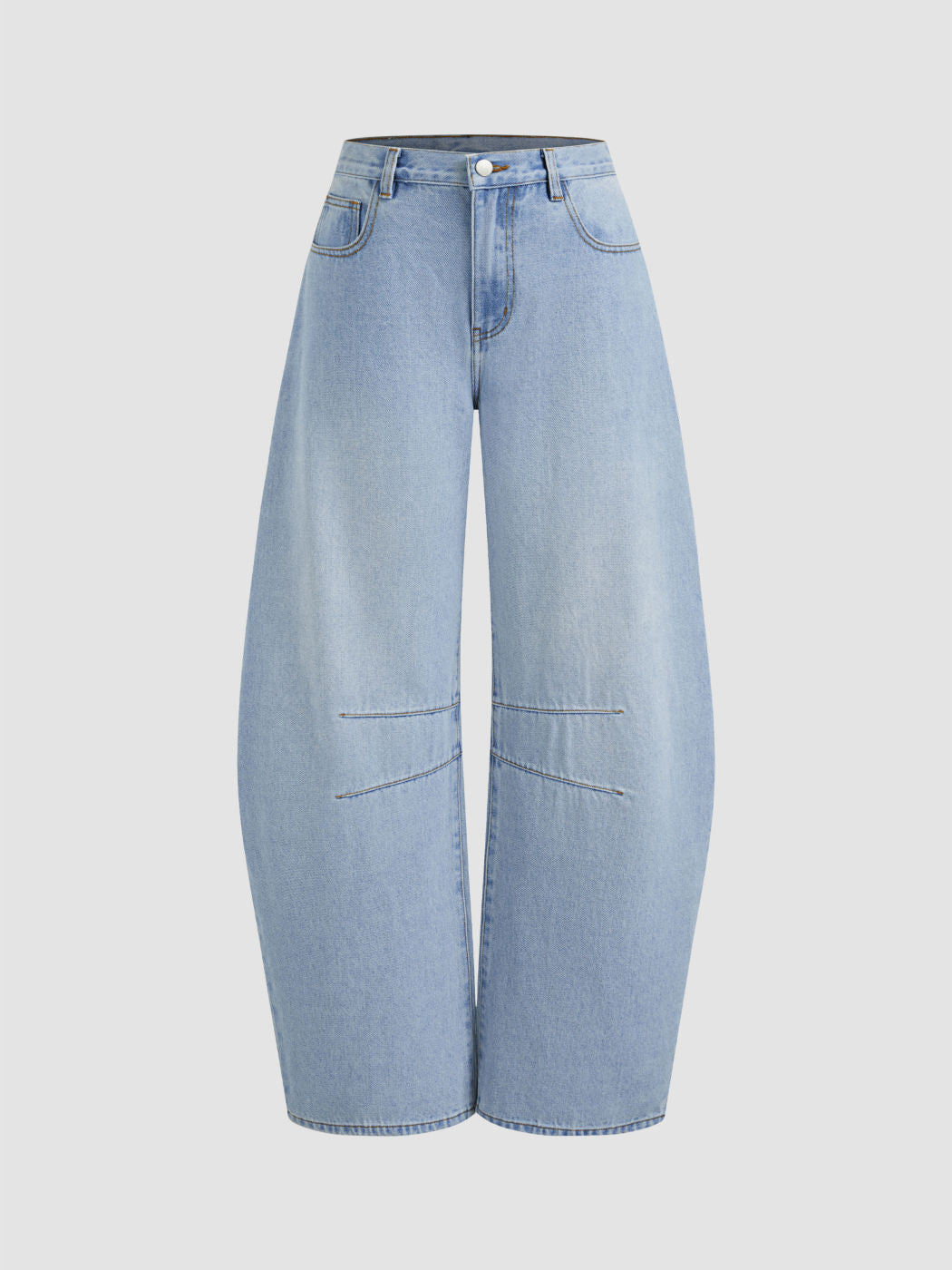 Cider Denim Low Rise Barrel-leg Jeans