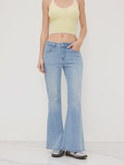 Stretch Cider Denim Low Rise Bootcut Jeans