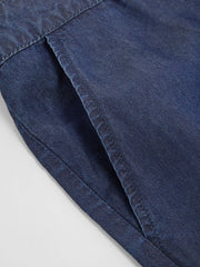 Cider Denim Mid Rise Pleated Wide Leg Jeans Curve & Plus