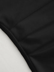 Cotton-blend Asymmetrical Neck Ruched Tee