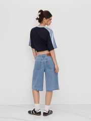 Cider Denim Low Rise Bermuda Jorts
