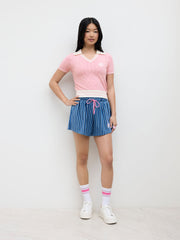 Polly Pocket™️ X Cider - Pink Palms Polo