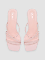 STRAP CHUNKY HEEL SANDALS
