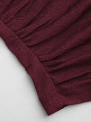 Off-shoulder Ruched Short Sleeve Tee & Cami Top Curve & Plus