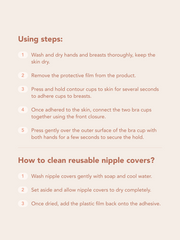 3 PAIRS REUSABLE PUSH UP ADHESIVE SILICONE NIPPLE COVERS