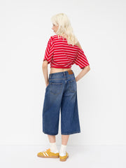 Cider Denim Low Rise Pocket Capri Jeans