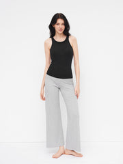 Built-in Bra Round Neckline Top