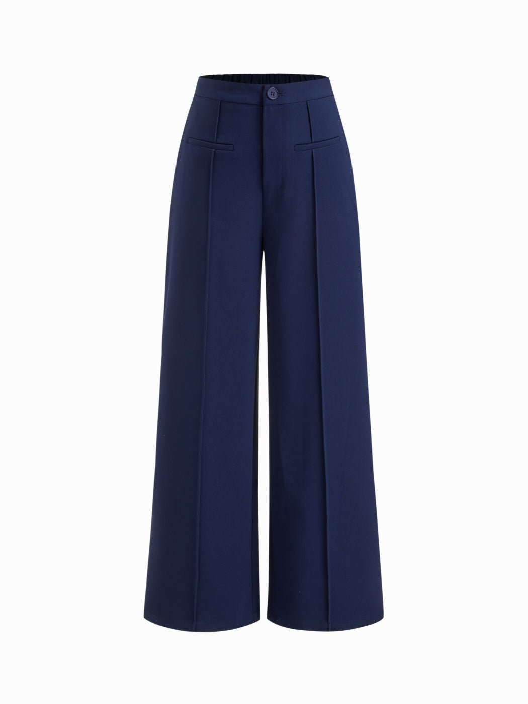 Mid Rise Elastic Waist Trousers