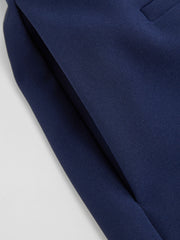 Mid Rise Elastic Waist Trousers
