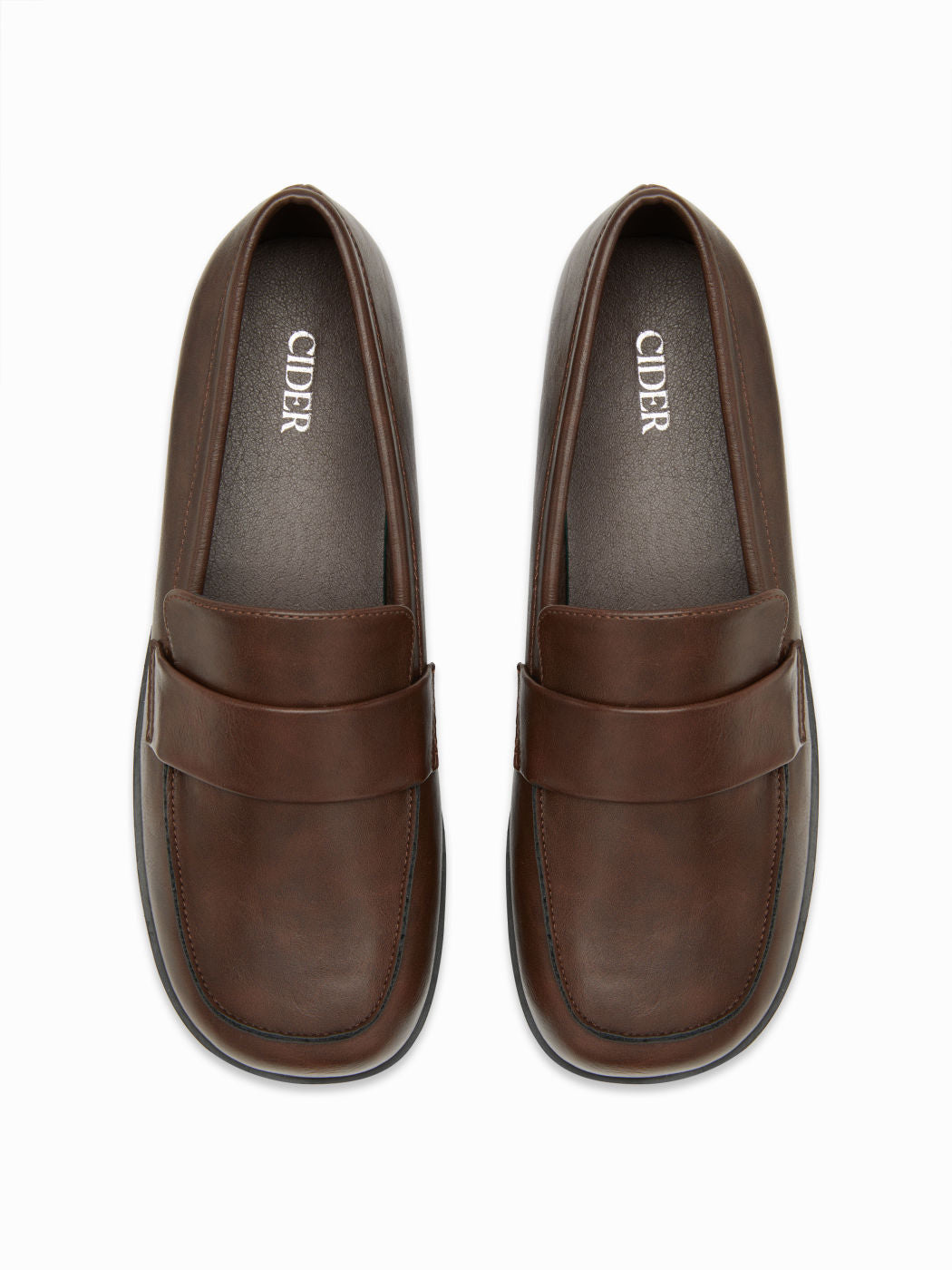 ROUND TOE FLAT LOAFERS