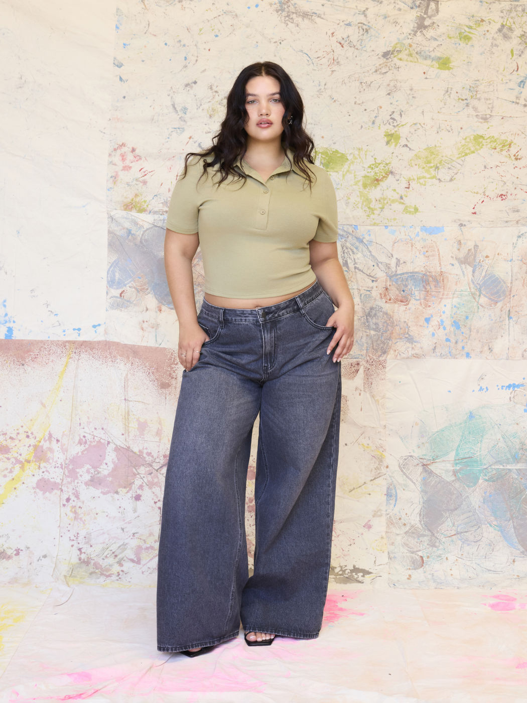 Low-Rise Baggy Curve & Plus