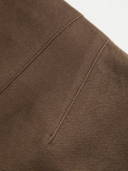 Cotton-blend Mid Rise Barrel-leg Cropped Trousers