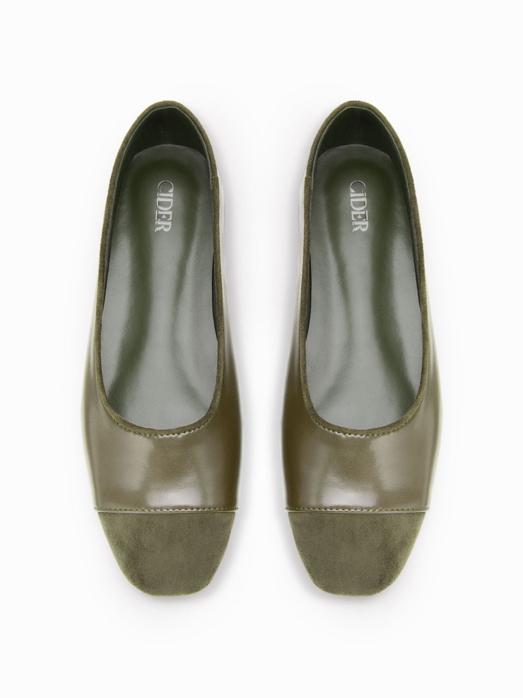 FAUX LEATHER & FAUX SUEDE FLATS
