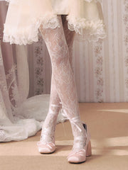Ballet Satin Bow Mary Jane Heels