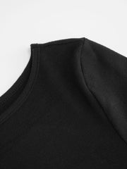 Boat Neck Solid Belted Maxi Dress
