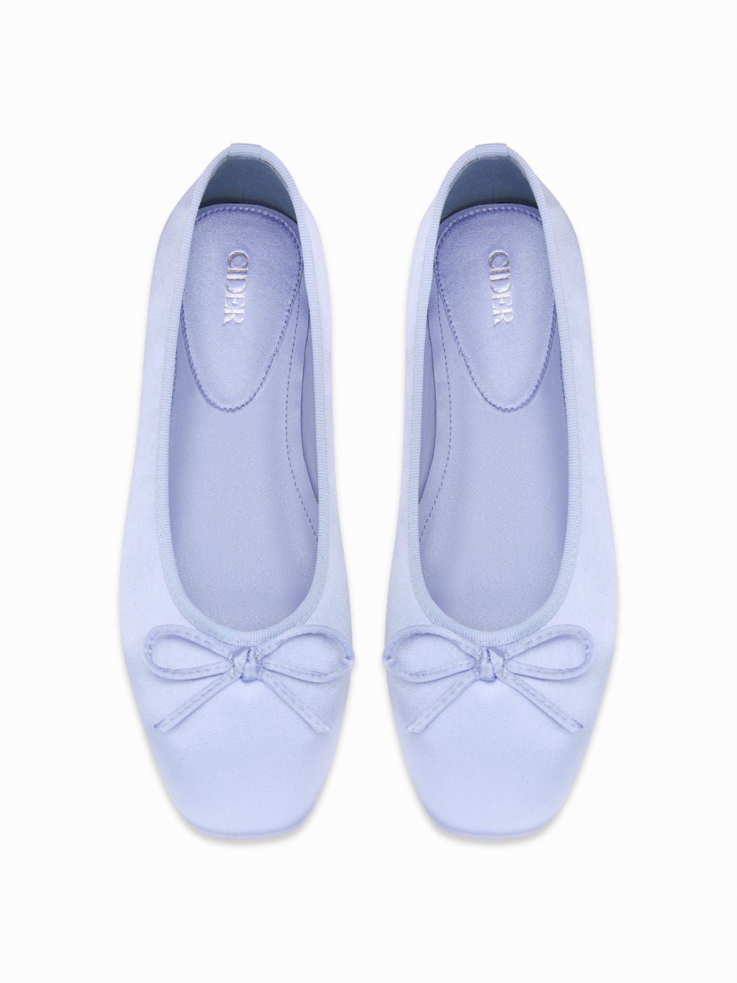 BOWKNOT DECOR SATIN MARY JANE SHOES