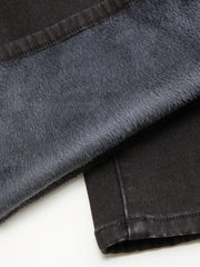 High Stretch Cider Denim Fleece-lined High Rise Wide Leg Jeans