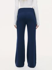 High Stretch Low Rise Solid Flared Trousers