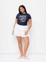 Sardine Graphic Short Sleeve Tee Curve & Plus