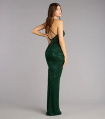 Sydney Lace Corset Mermaid Slit Formal Dress