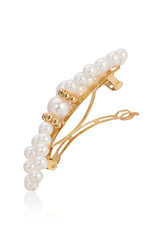 Aurora Pearl Bow Barrette