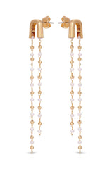 Double Chain Drop Earrings